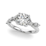 Round Engagement Ring