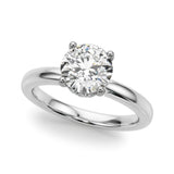 Round Engagement Ring