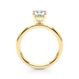 Oval Solitaire Engagement Ring (51271-E)