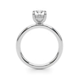 Oval Solitaire Engagement Ring (51271-E)