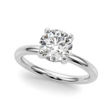 Round Solitaire Engagement Ring