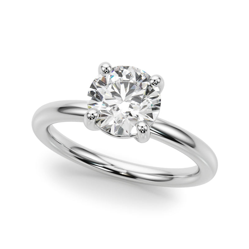 Round Solitaire Engagement Ring