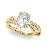 Ov Center Engagement Ring (51285-E)