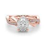 Ov Center Engagement Ring (51285-E)