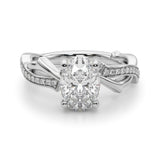 Ov Center Engagement Ring (51285-E)
