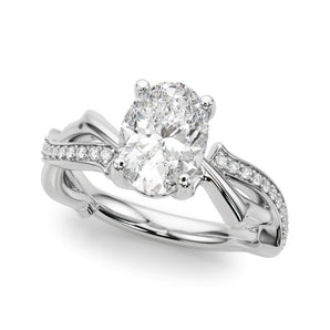 Ov Center Engagement Ring (51285-E)