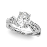 Ov Center Engagement Ring (51285-E)