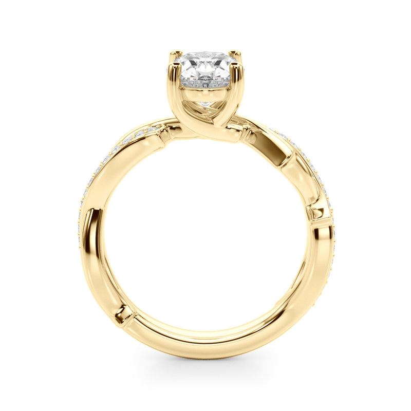 Ov Center Engagement Ring (51285-E)