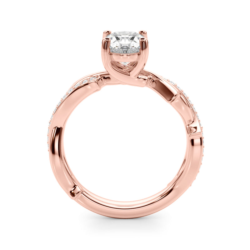 Ov Center Engagement Ring (51285-E)