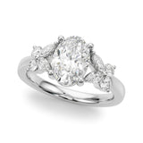 Oval Ov Rd Sides Engagement Ring