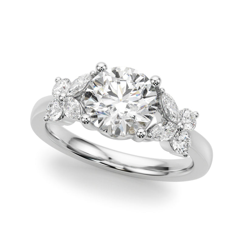 Round Rd Rd Sides Engagement Ring