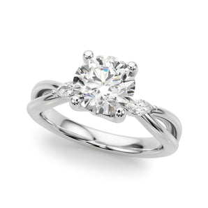 Round Rd Sides Engagement Ring