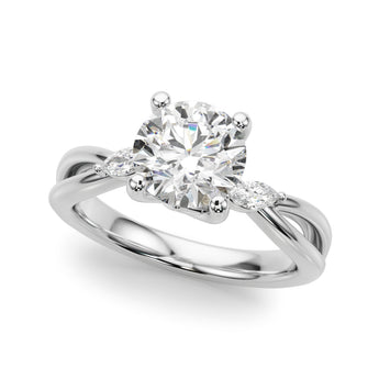 Round Rd Sides Engagement Ring