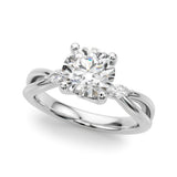 Round Rd Sides Engagement Ring
