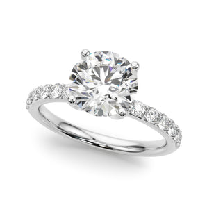 Round Engagement Ring