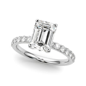 Emerald Engagement Ring