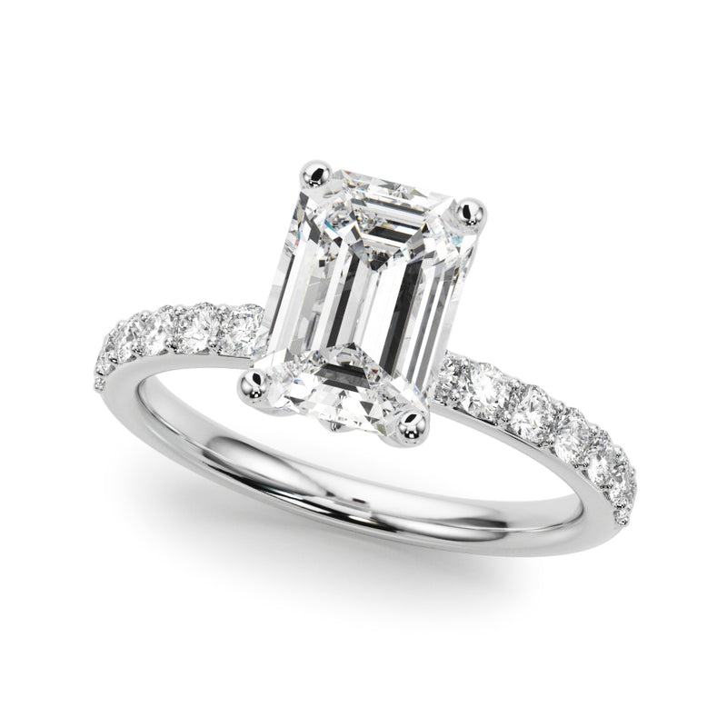 Emerald Engagement Ring