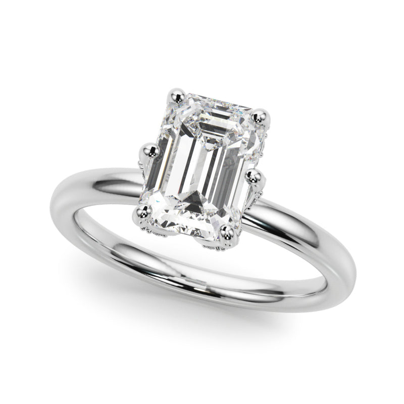 Emerald Engagement Ring