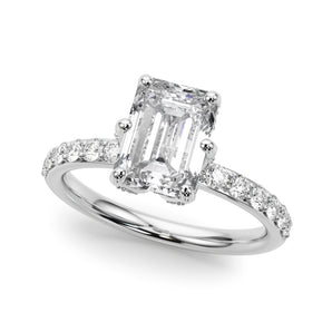Emerald Engagement Ring