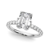Emerald Engagement Ring