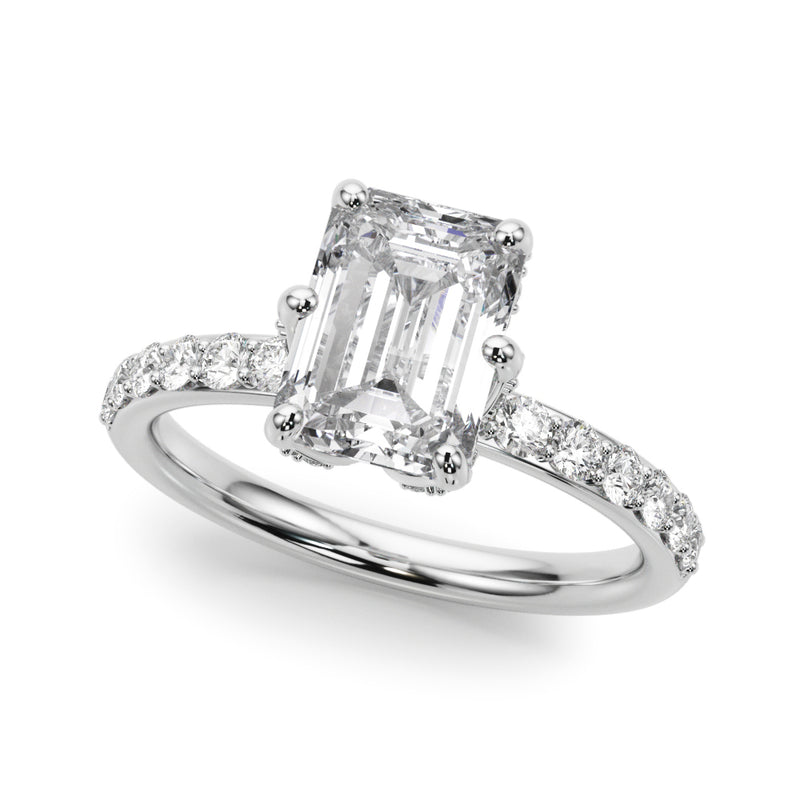 Emerald Engagement Ring