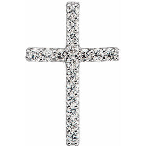The Riel — Round Cross Petite Pendant - Yellow