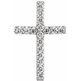 The Riel — Round Cross Petite Pendant - Yellow
