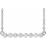 The Umber — Diamond Necklace - Rose