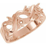 The Cielle Anniversary Band — Rose Gold