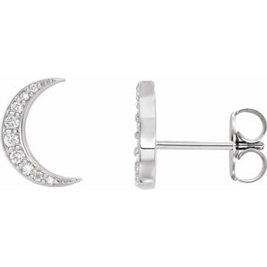 4 ct tw Round Lab Grown Diamond Stud Earrings in 14K White Gold...