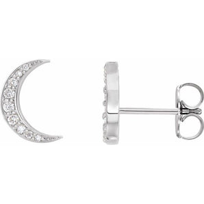 The Altair — Round Diamond Earrings - Yellow