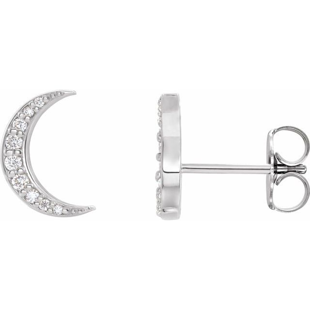 The Altair — Round Diamond Earrings - Yellow