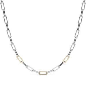 17 Inch Dia Paper Clip Necklace