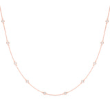 18 10 Station Dia Necklace - alt view