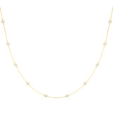 18 10 Station Dia Necklace - alt view