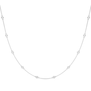 18 10 Station Dia Necklace