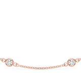18 10 Station Dia Necklace - alt view