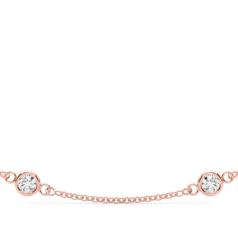 18 10 Station Dia Necklace - alt view