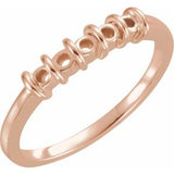 The Signe Anniversary Band — Rose Gold