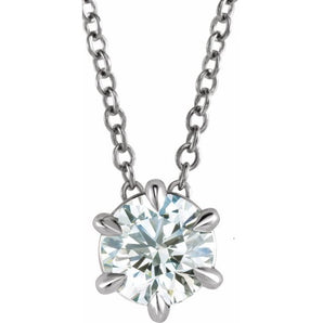 The Signe — Diamond Necklace - Rose