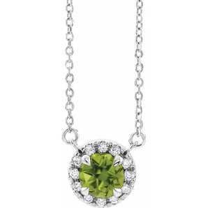 The Reign — Diamond Necklace - Rose