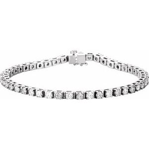 2 3/8 ctw The Jora — Line Diamond Bracelet — Yellow Gold