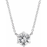 The Calla — Diamond Necklace - Yellow