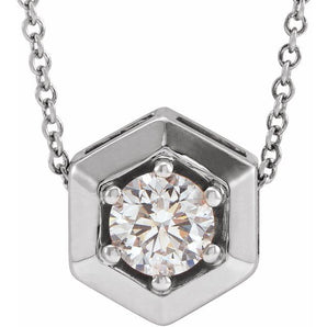 The Mesa — Diamond Necklace - Yellow