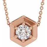 The Ayla — Diamond Necklace - Yellow