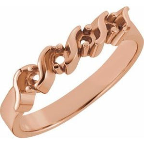 The Oleander Anniversary Band — Rose Gold
