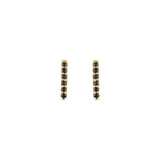 1/10 ct tw Round Lab Grown Diamond Stud Earrings in 14K White Gol... - view 2