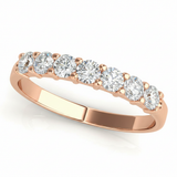 1/2 ctw 7 Stone Band — Rose Gold