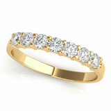 1/2 ctw 7 Stone Band — Yellow Gold