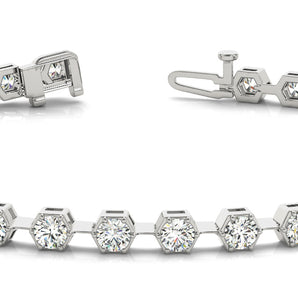 Bracelet In-Line Prong-Set